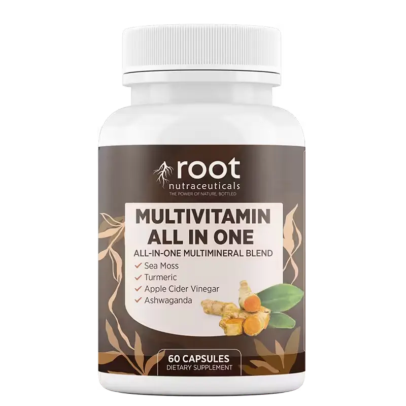 [R-mul-60] Multivitamínico All in One de Root Nutraceuticals: Vitalidad, Energía y Bienestar Natural