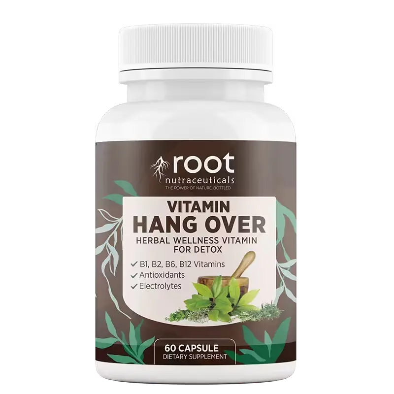 [R-vih-60] Vitamin Hangover de Root Nutraceuticals: Bienestar Natural Post-Fiesta