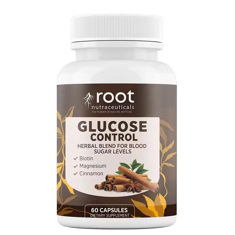 [R-glu-60] Glucose Control de Root Nutraceuticals: equilibrio natural para tus niveles de azúcar