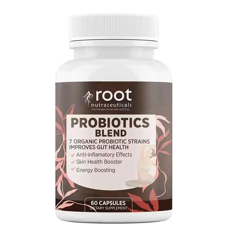 [R-pro-60] Root Nutraceuticals Probiotics Blend: Salud Intestinal, Energía y Bienestar desde el Interior