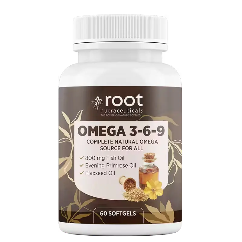 [R-oma-60] Omega 3-6-9 de Root Nutraceuticals: La fuente completa de omegas naturales