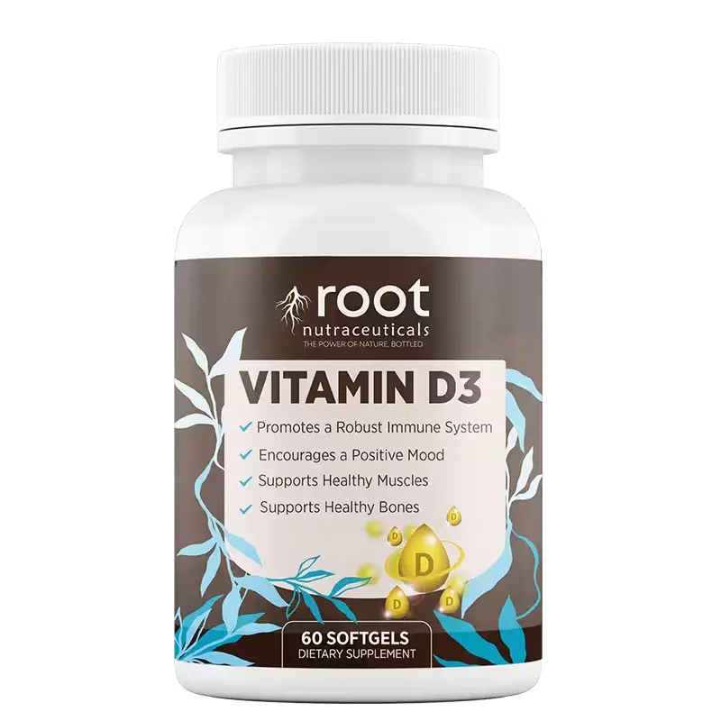 [R-vitd-125] Vitamina D3 Root Nutraceuticals – Refuerza tu salud desde adentro