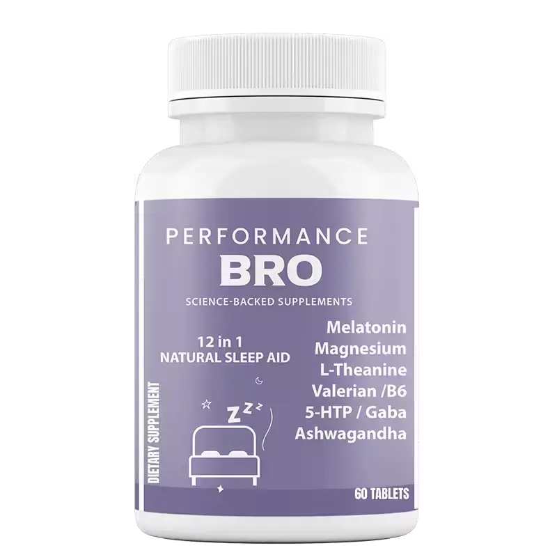 [PB-sle-60] Performance Bro Sleep Care: Mejores suplementos naturales para dormir mejor
