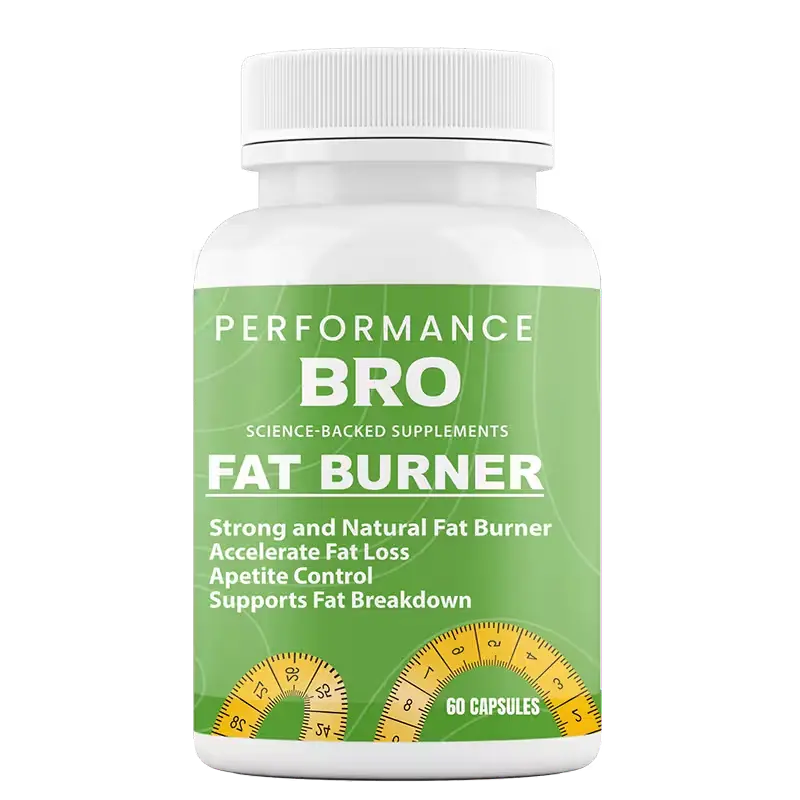 [PB-fat-60] Fat Burner Strong & Natural de Performance Bro: Quema grasa, controla el apetito y potencia tu energía