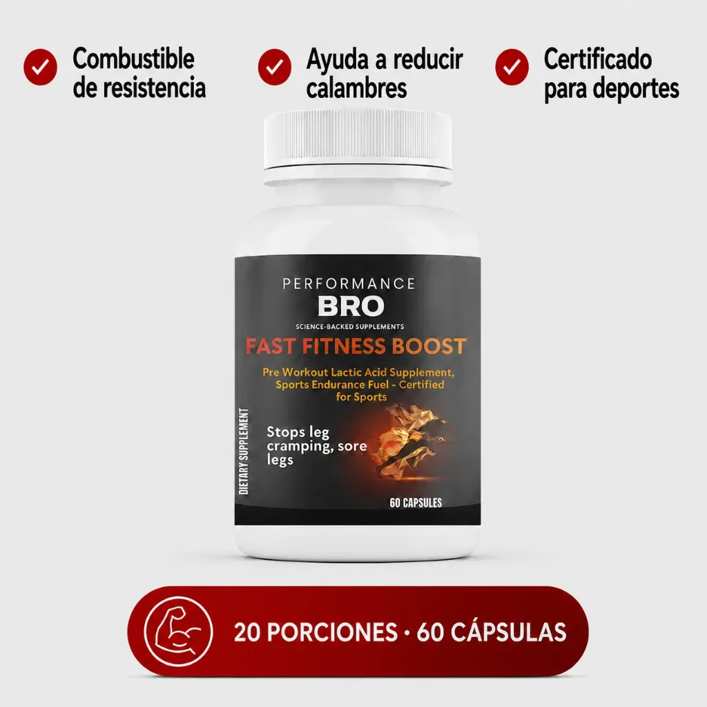 [PB-vie-60] Fast Fitness Boost de Performance Bro: el pre-entreno certificado para llevar tu resistencia al máximo