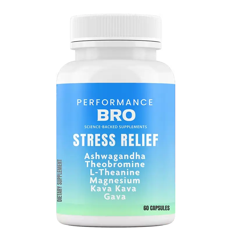 [PB-ant-60] Performance Bro Stress Relief: Suplemento natural para reducir el estrés y mejorar el rendimiento