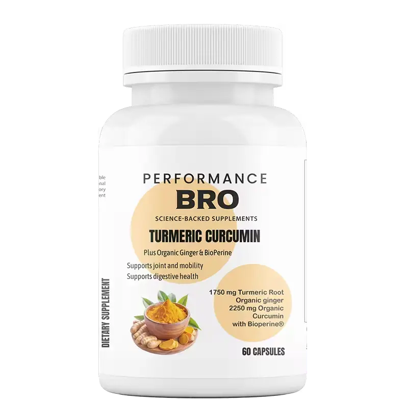 [PB-tur-60] Turmeric Curcumin de Performance Bro: el aliado natural para tus articulaciones y digestión