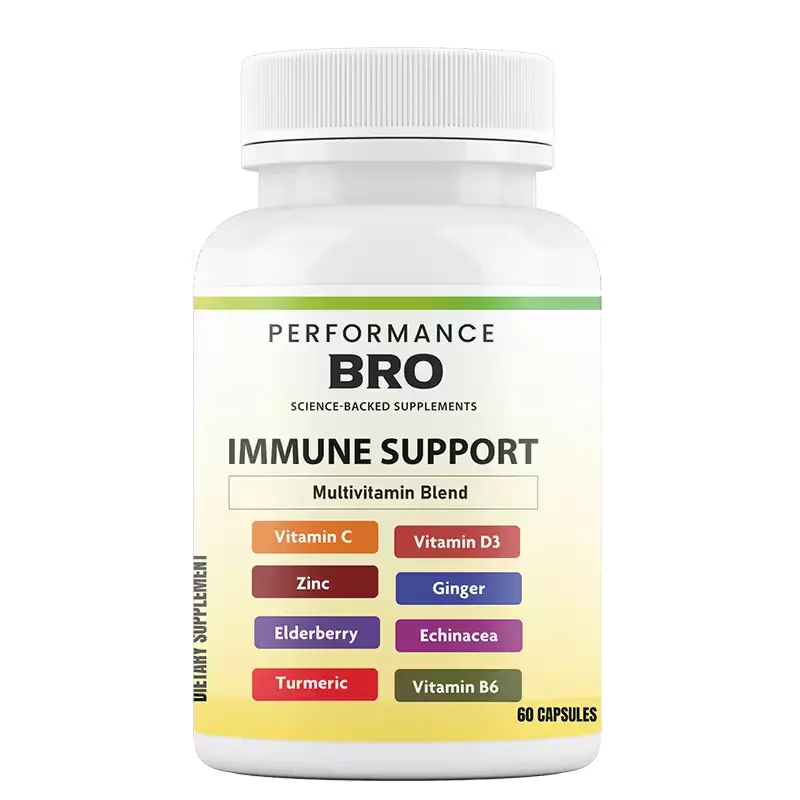 [PB-inm-60] Performance Bro Immune Support: Multivitamínico completo para fortalecer tu inmunidad y energía