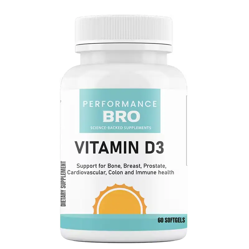 [PB-vitd-125] Vitamina D3 de Performance Bro: Soporte integral para huesos, inmunidad y más