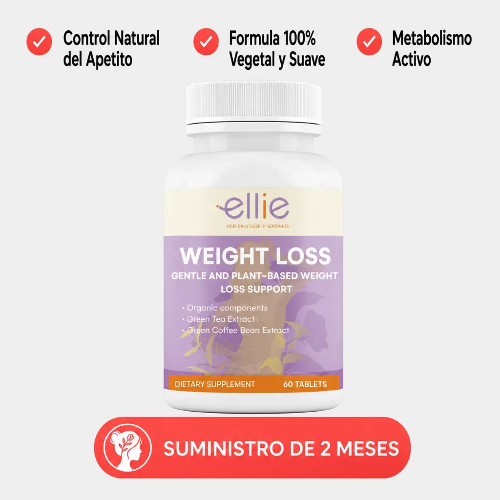 [EL-wl-60] Ellie Weight Loss: Suplemento natural para perder peso con extractos orgánicos