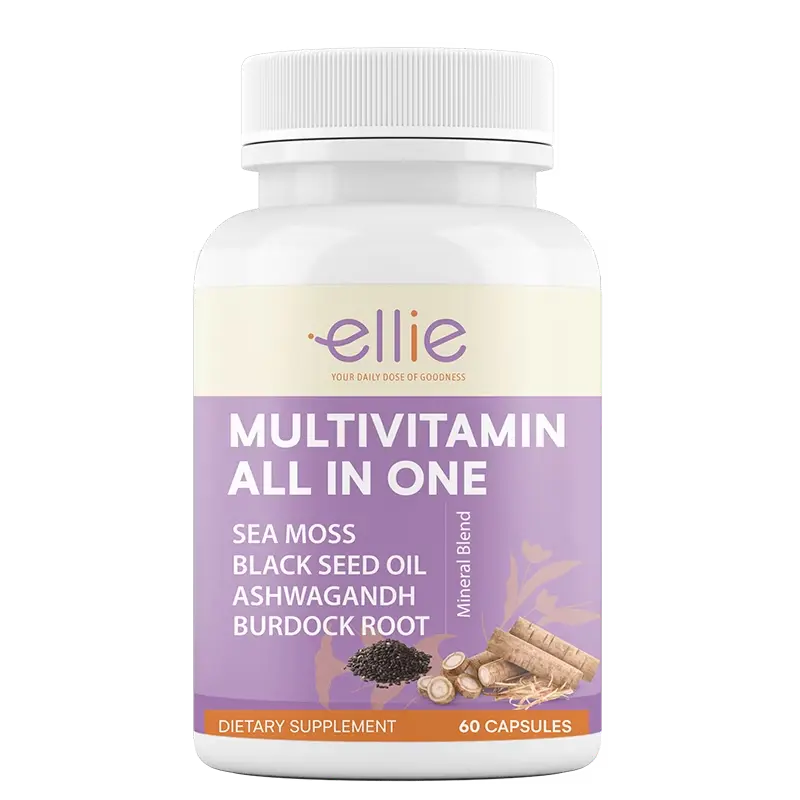 [EL-mul-60] Ellie Multivitamin All In One: Superalimentos y suplementos para el bienestar femenino