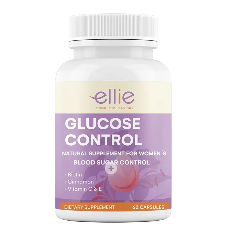 [EL-glu-60] Ellie Glucose Control: el suplemento natural para el control de glucosa en mujeres