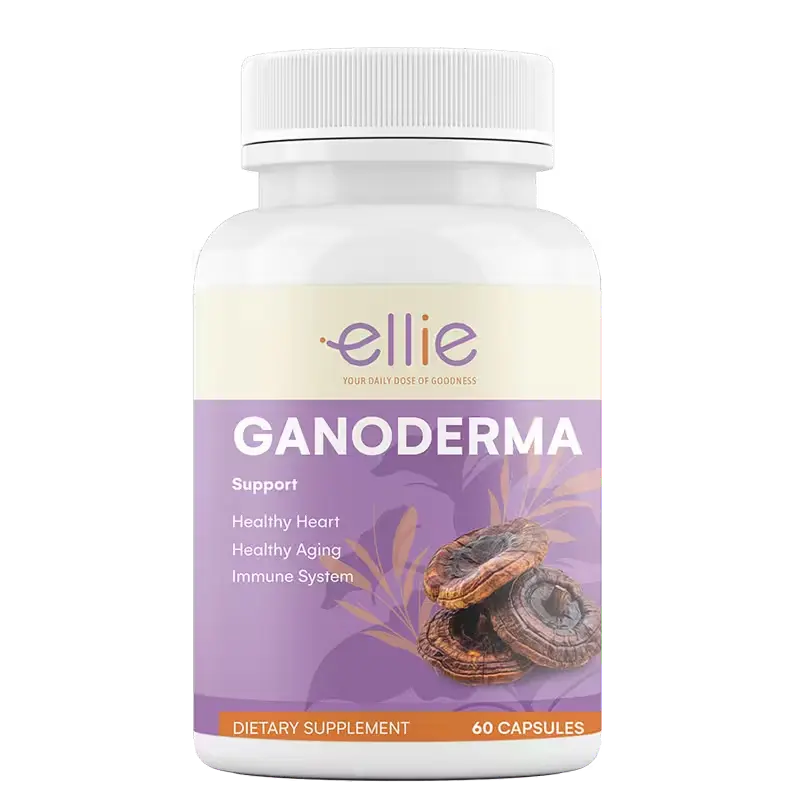 [EL-gan-60] Ganoderma Support de Ellie: Un aliado natural para tu corazón, sistema inmune y envejecimiento saludable