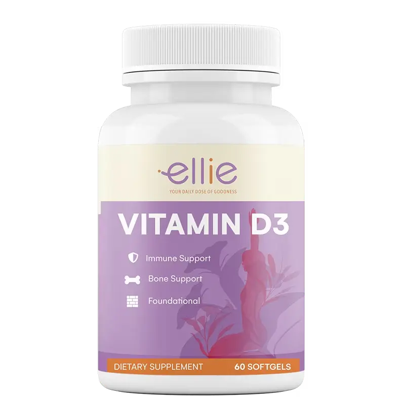 [EL-vitd-125] Ellie Vitamin D3: Soporte Óseo e Inmunológico Para la Mujer Moderna