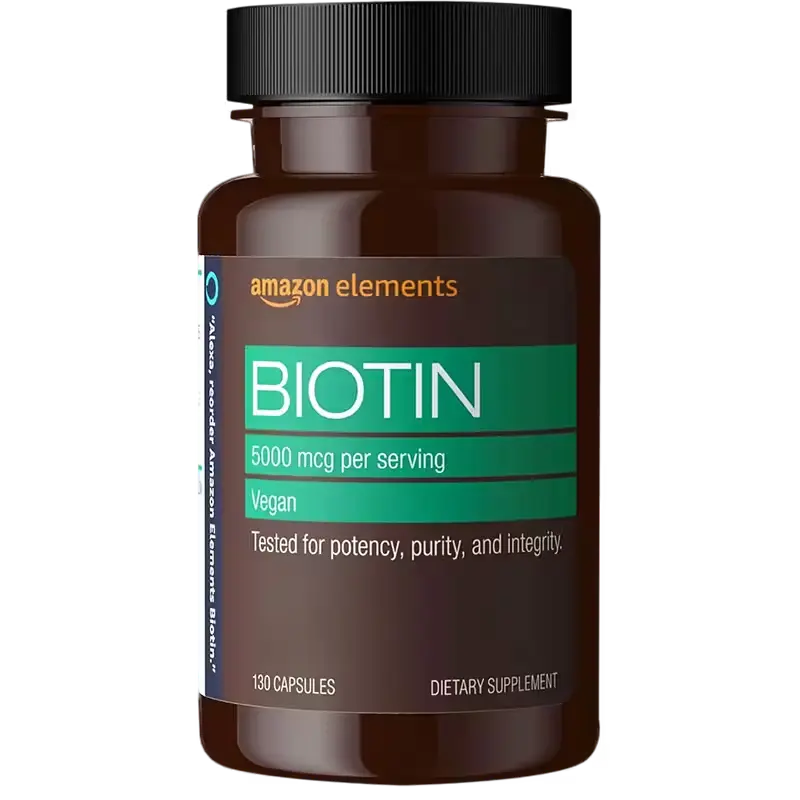 [AE-bio-60] Biotina Amazon Elements 5000 mcg: beneficios, uso y por qué es ideal para tu bienestar