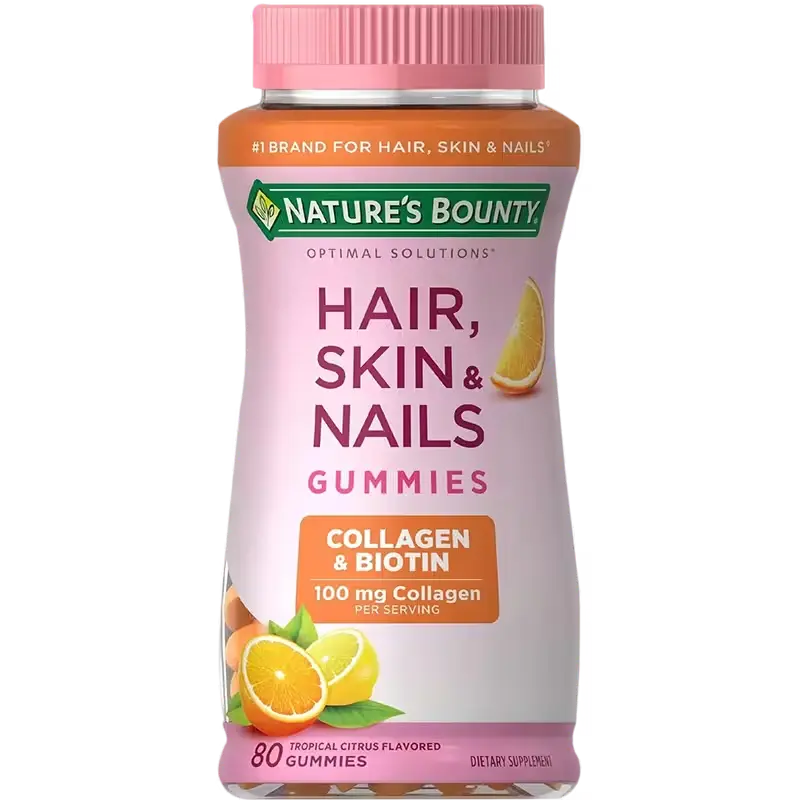 [NB-hsn-60] Gomitas para Cabello, Piel y Uñas – Con Colageno y Biotina