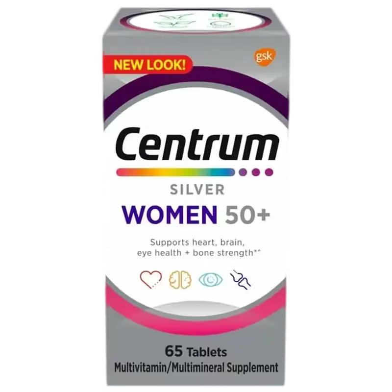 [CEN-sil-60] Centrum Silver Women 50+: Multivitamínico integral para la salud femenina