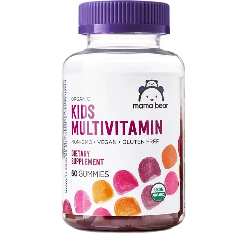 [AMB-kid-60] Multivitamínico Infantil, 60 Gomitas, Mama Bear Organic Kids