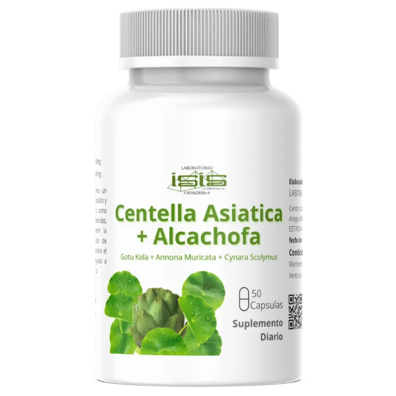 [isis-cenalca-50] Centella Asiática con Alcachofa: El Suplemento Natural para Tu Digestión y Bienestar