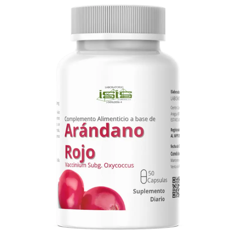 [isis-arojo-50] Arándano Rojo  Suplemento Natural para la Salud Urinaria