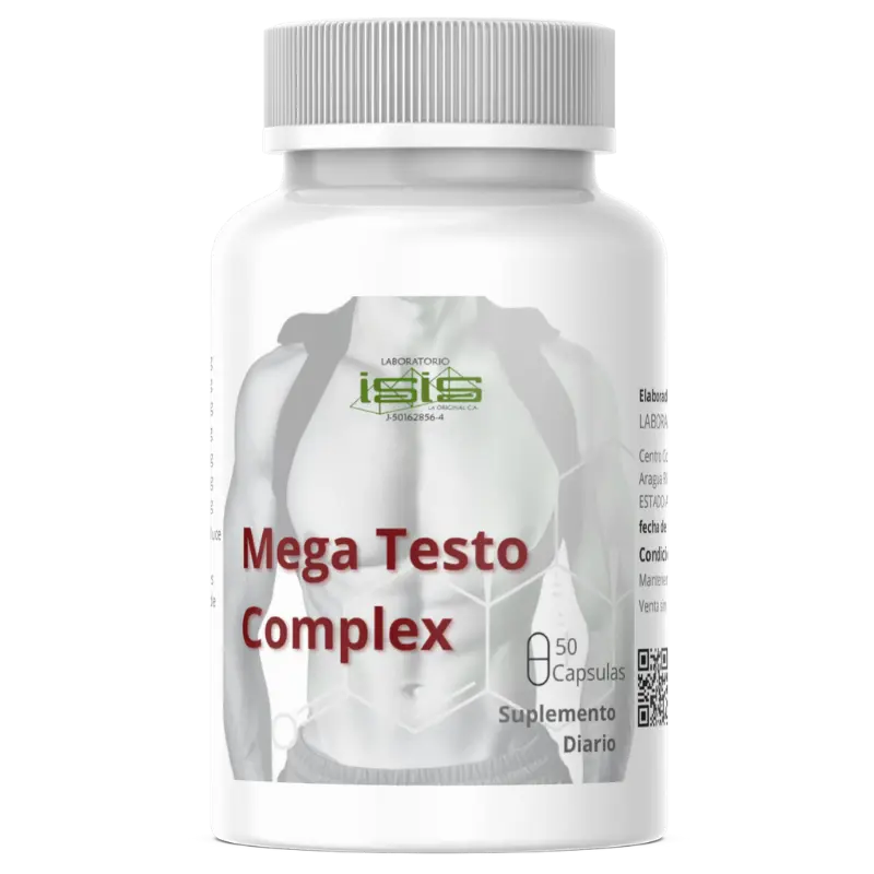 [isis-metesto-50] Mega Testo Natural: Suplemento para la vitalidad masculina con maca, tongkat ali y más