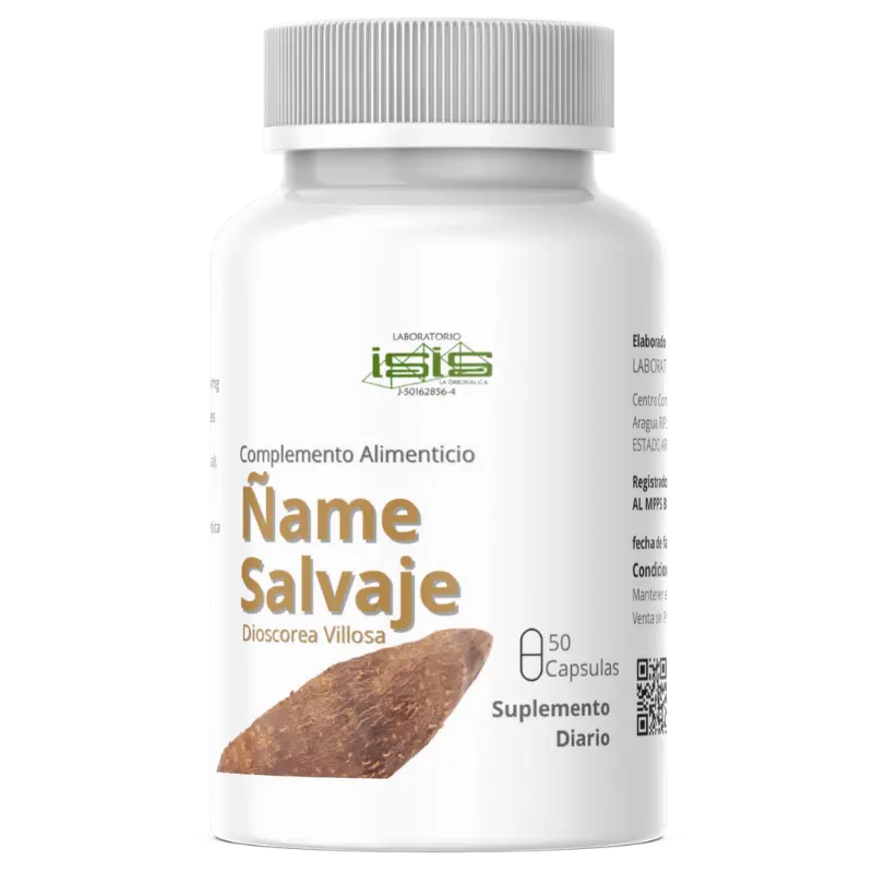 [isis-ñame-50] Ñame Salvaje: el suplemento natural que apoya la salud hormonal femenina
