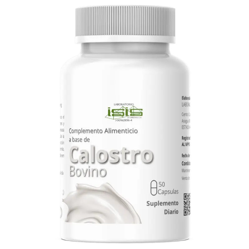 [isis-calostros-50] Calostro bovino: beneficios, usos y mejores suplementos en Venezuela