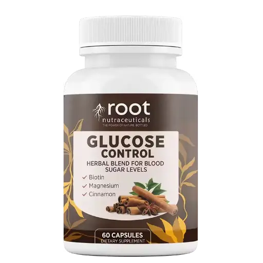 Producto Root Nutraceuticals Glucose Control de Root Nutraceuticals: equilibrio natural para tus niveles de azúcar