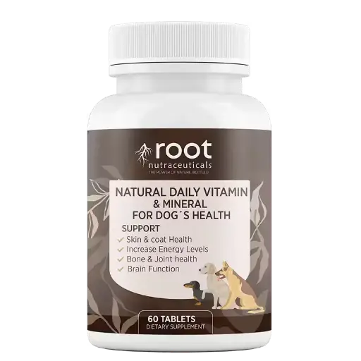 Producto Root Nutraceuticals Root Nutraceuticals Natural Daily Vitamin & Mineral for Dogs: Bienestar integral para tu mascota