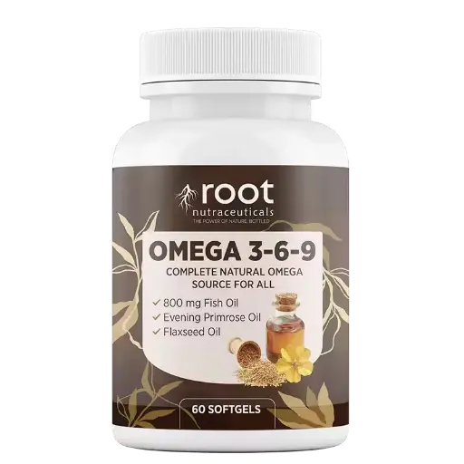 Producto Root Nutraceuticals Omega 3-6-9 de Root Nutraceuticals: La fuente completa de omegas naturales
