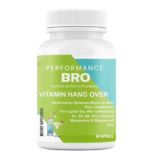 Producto Performance Bro Vitamin Hand Over: el multivitamínico ideal para el día después – Performance Bro