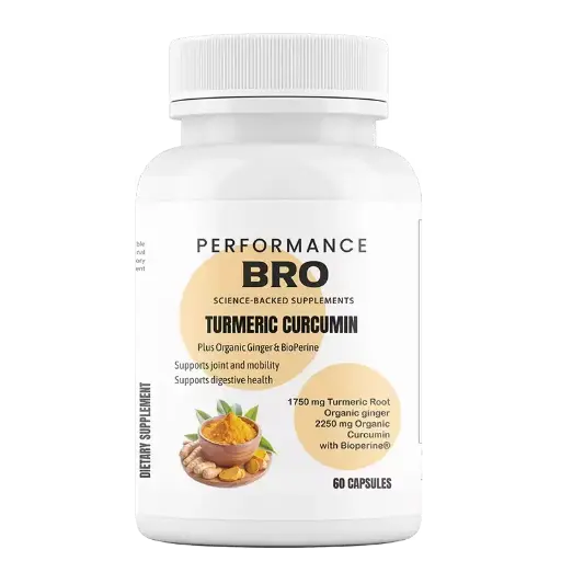 Producto Performance Bro Turmeric Curcumin de Performance Bro: el aliado natural para tus articulaciones y digestión