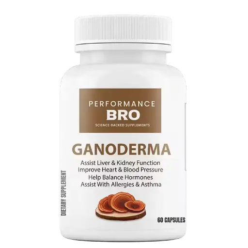 Producto Performance Bro Ganoderma de Performance Bro: El hongo milenario que apoya tu hígado, corazón y equilibrio hormonal