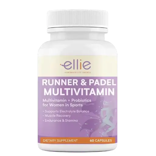 Producto Ellie Ellie Suplemento para Corredores y Jugadores de Padel, 60 cápsulas