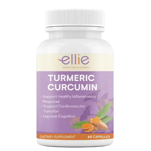 Producto Ellie Ellie Turmeric Curcumin: Apoyo Natural para la Inflamación, el Corazón y la Mente