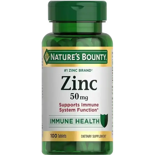 Producto Nature’s Bounty Zinc 50 mg: beneficios, usos y cómo integrarlo a tu rutina diaria