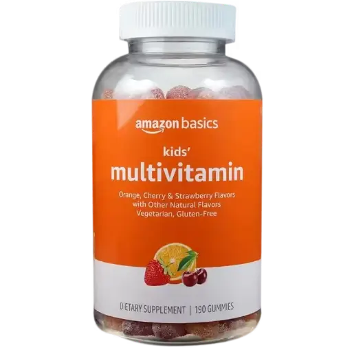 Producto Multivitamínico para niños Amazon Basics: energía y salud en sabores que encantan
