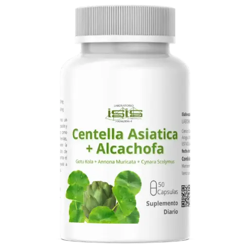 Producto ISIS Centella Asiática con Alcachofa: El Suplemento Natural para Tu Digestión y Bienestar