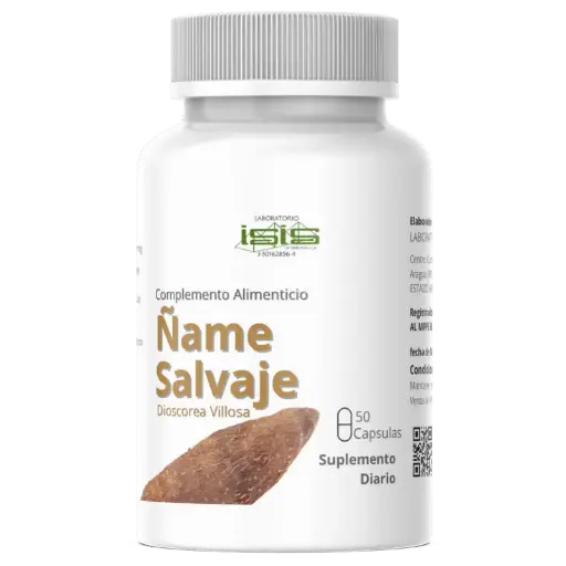 Producto ISIS Ñame Salvaje: el suplemento natural que apoya la salud hormonal femenina