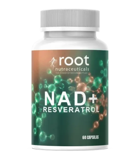 Producto ISIS Root Nutraceuticals: NAD+ con Resveratrol